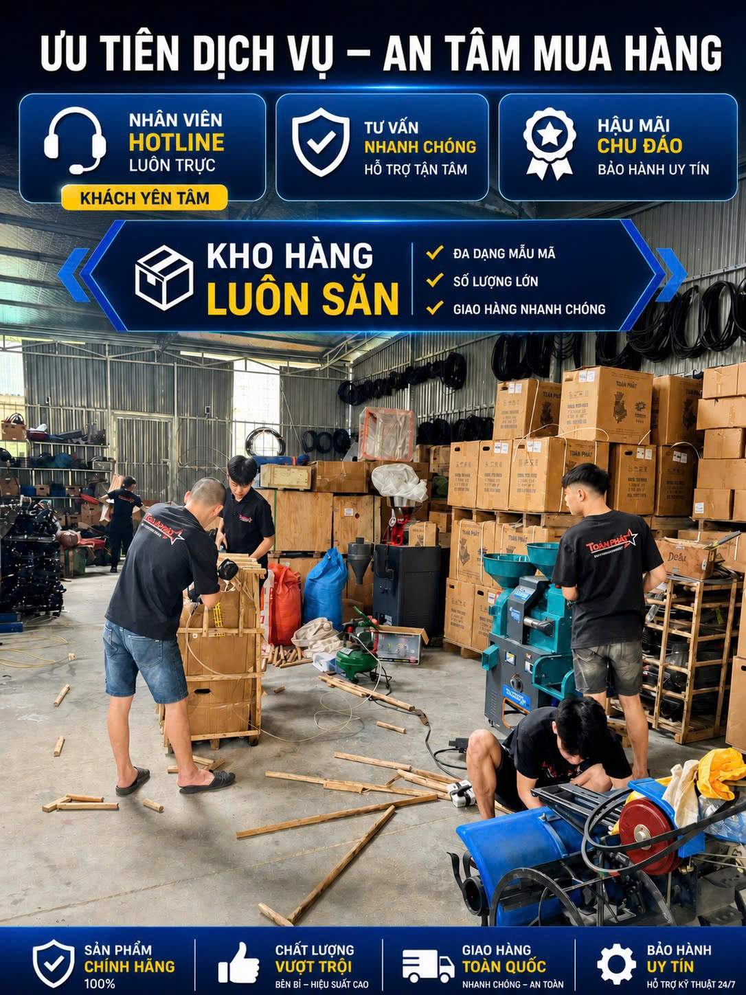 Nhân viên kỹ thuật test máy